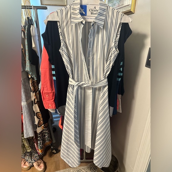 Lafayette 148 New York Striped Dress - Picture 2 of 6